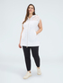 Sweatshirt-Weste mit Kapuze image number 3