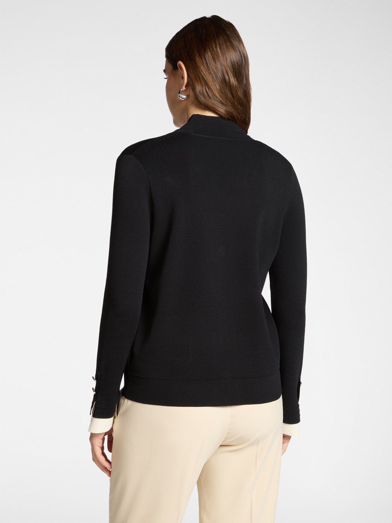 Cardig&atilde; em mistura de viscose image number 1