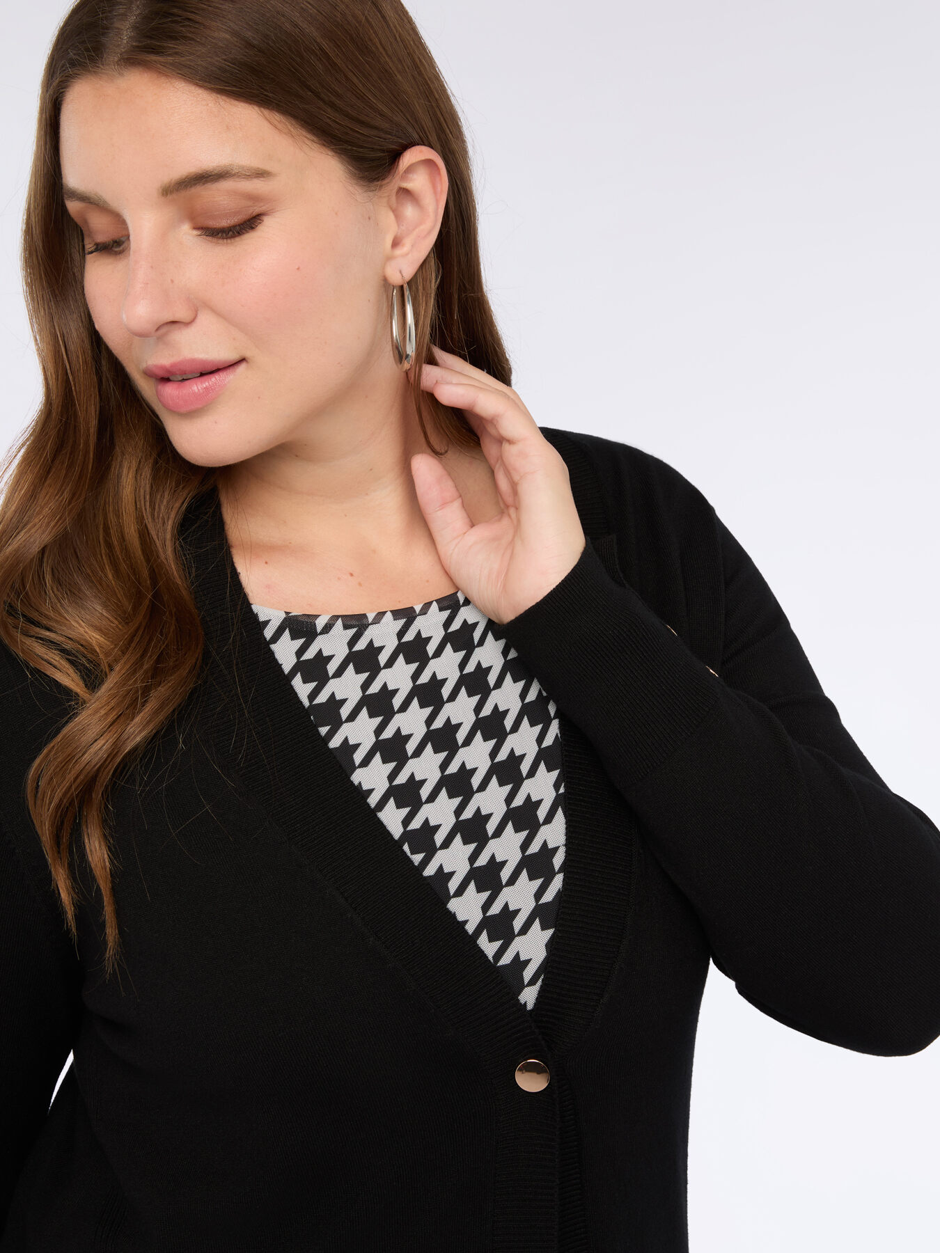 Viscose blend cardigan image number 3