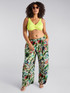 Pantaloni stampa tropicale image number 0