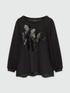 Sweatshirt mit Herz-Applikationen image number 4