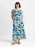 Robe imprimée en viscose LENZING™ ECOVERO™ image number 3