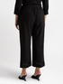 Cropped trousers with embroidery at the bottom image number 1