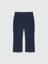 Pantaloni kick flare in scuba crepe image number 4