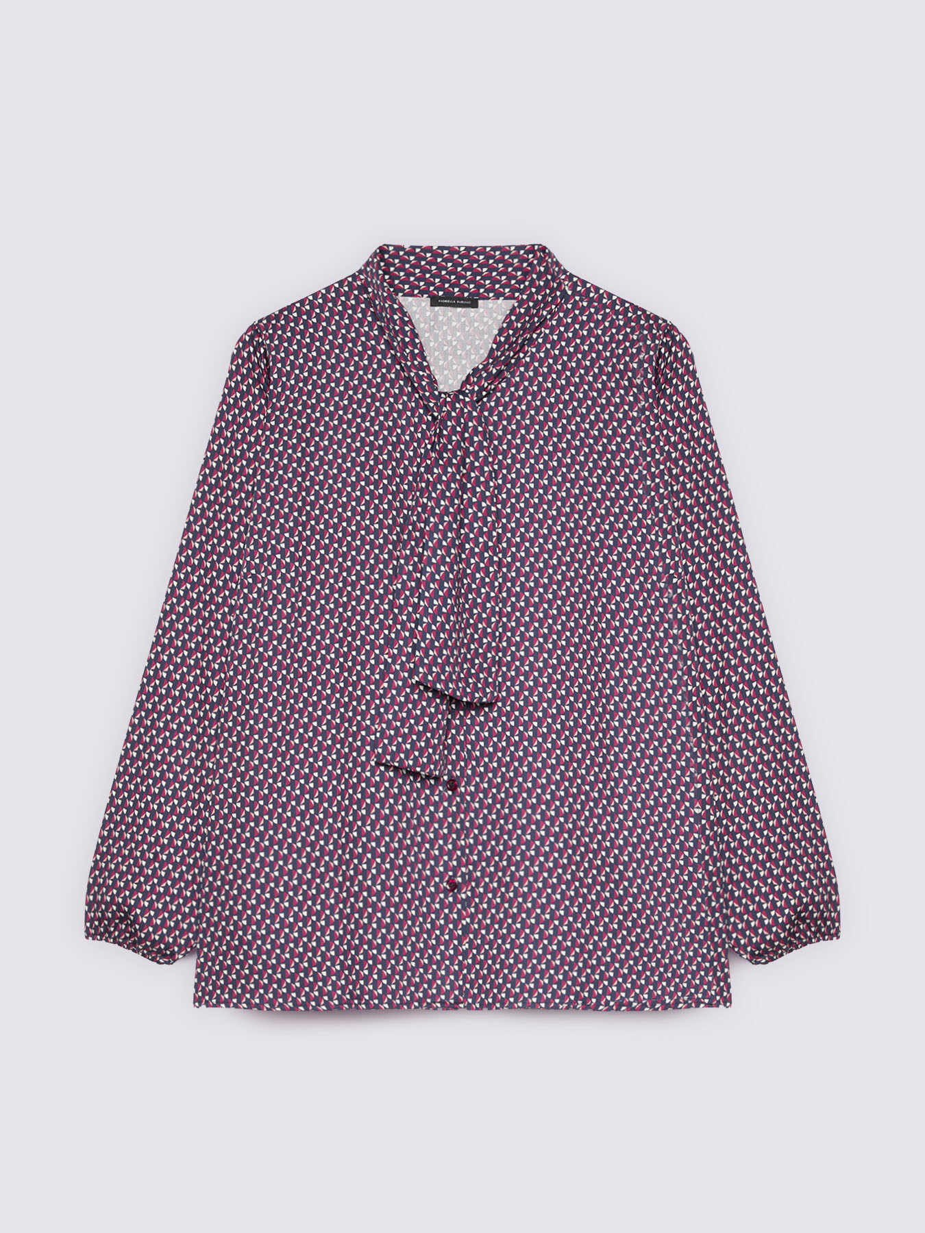 Chemise imprimé géométrique en mousseline image number 4