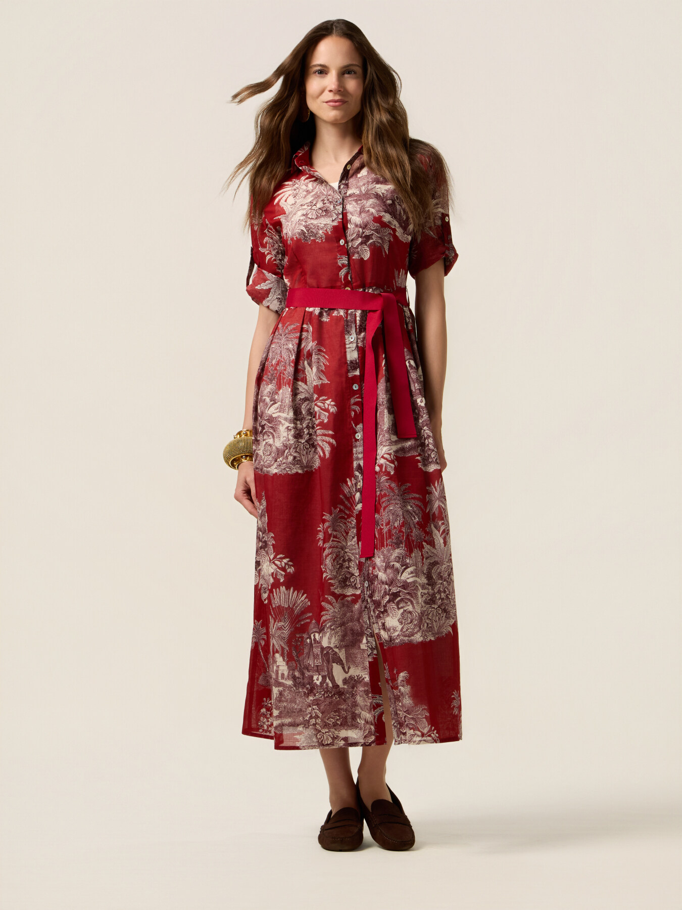 Patterned shirtdress image number 0