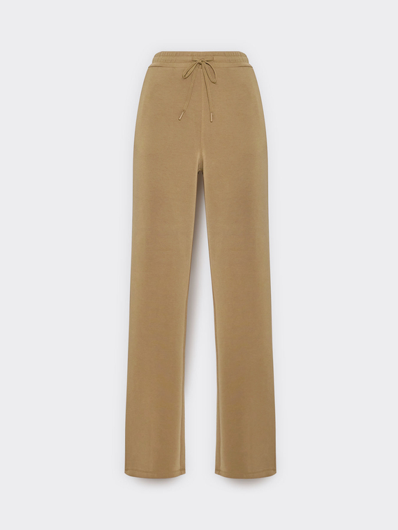 Pantalon palazzo en scuba