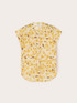 Chemise à col mao avec imprimé floral image number 4
