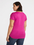 T-Shirt aus Satin und Jersey image number 1