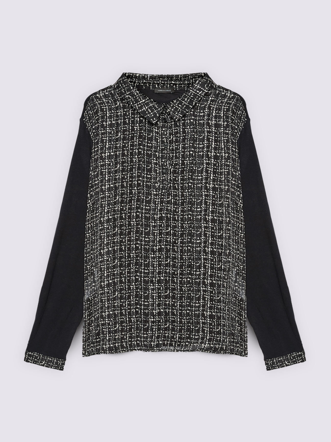 T-shirt bimaterica con stampa image number 4