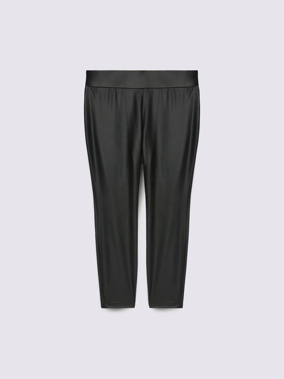 Leggings aus glänzendem Stoff