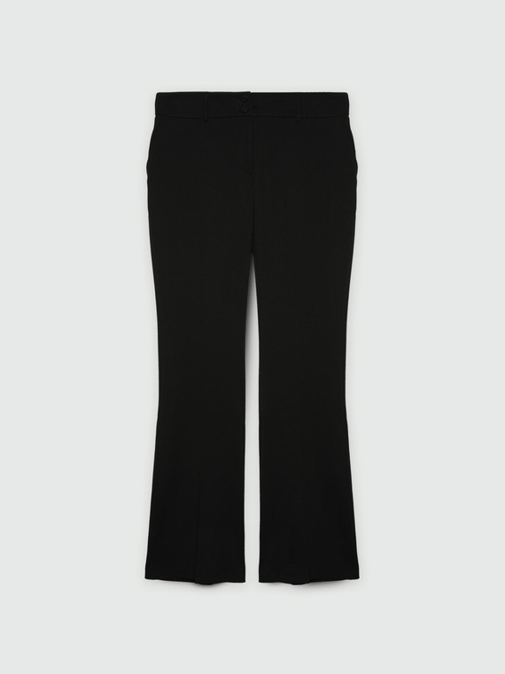 Flare-Hose aus Kreppstoff