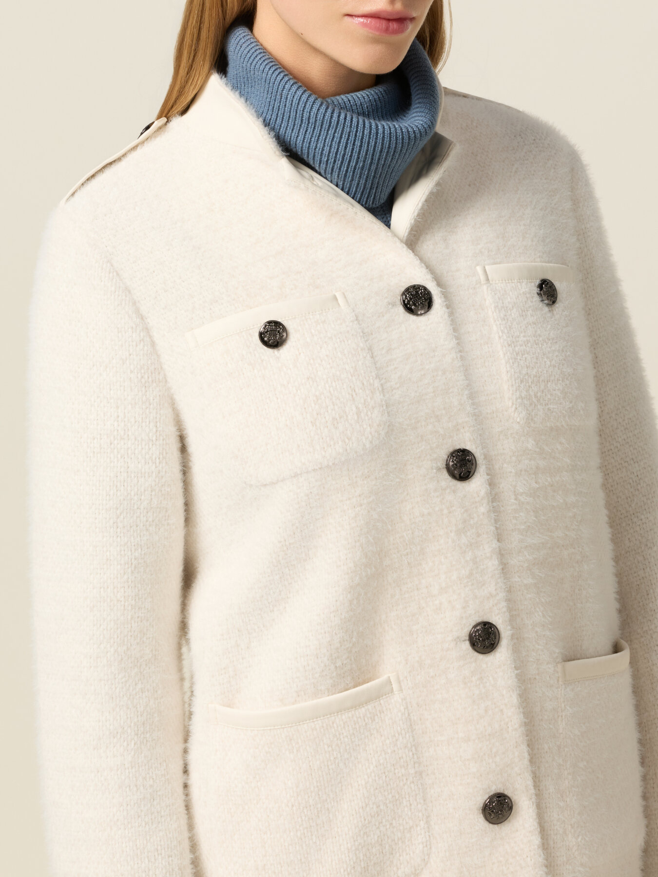 Cappotto ammagliato con tasche image number 2