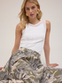 Top with georgette edges image number 3
