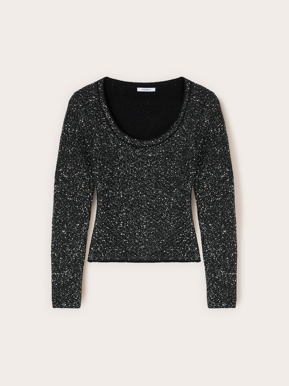 Full sequin sweater