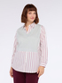 Camisa bimaterial con chaleco superpuesto image number 0