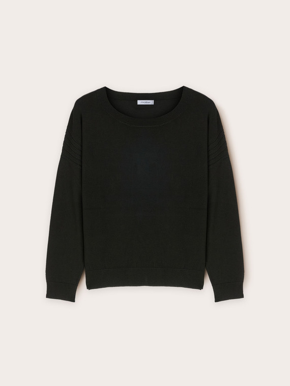 Oversized viscose sweater