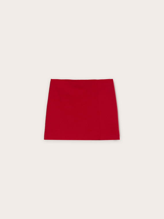 Short wrap skirt