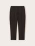 Regular pants in yarn-dyed fabric image number 4