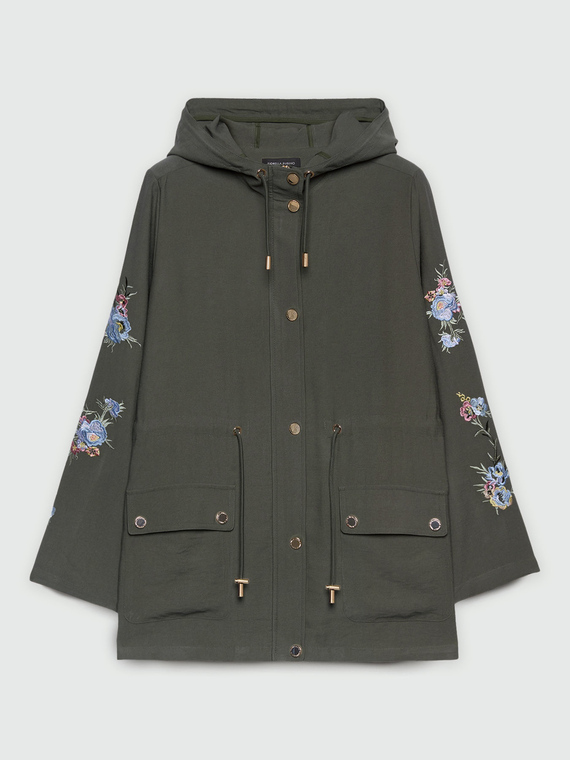 Leichter bestickter Parka