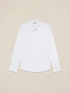 Poplin shirt with jewel button image number 3