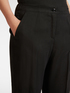 Pantaloni relaxed fit in lino image number 3