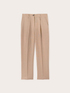 Pantaloni regular in lino viscosa image number 3