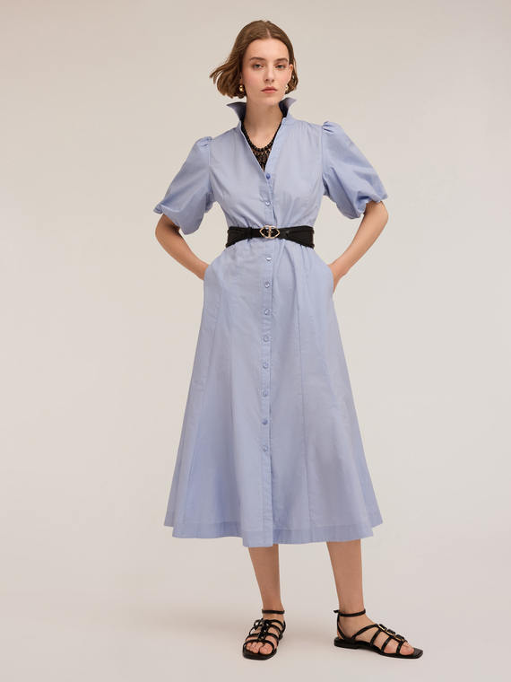 Poplin chemisier dress