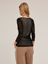 T-shirt maniche lunghe in tulle image number 1