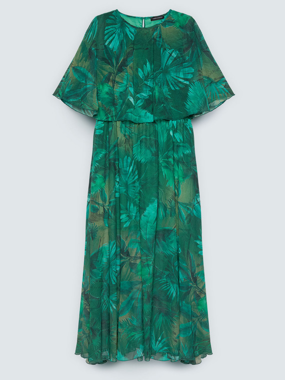 Vestito lungo Dream stampa tropical