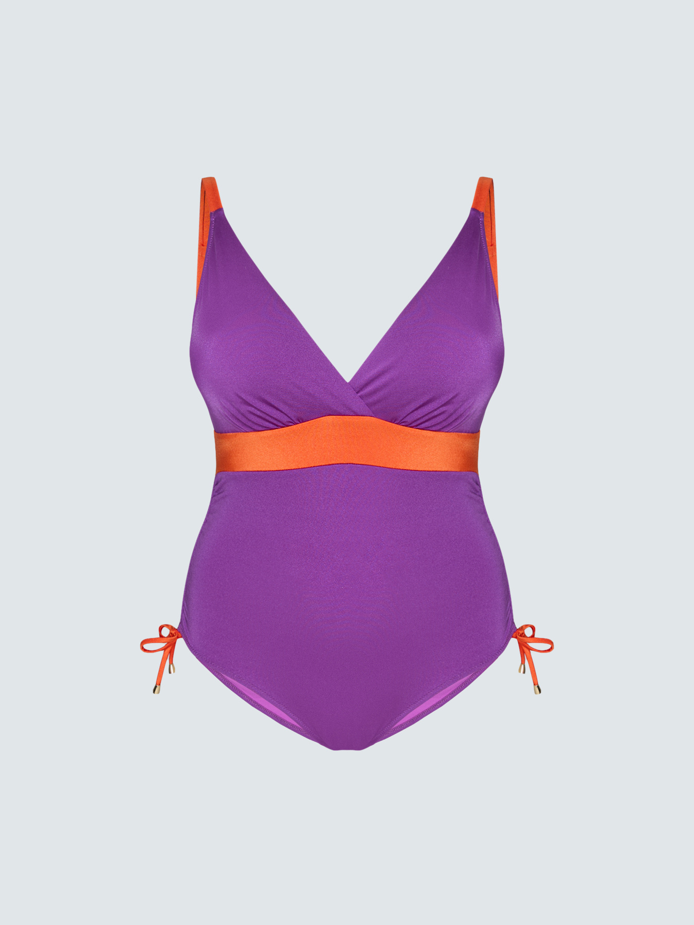 Einteiliger Badeanzug in Colorblocking image number 1