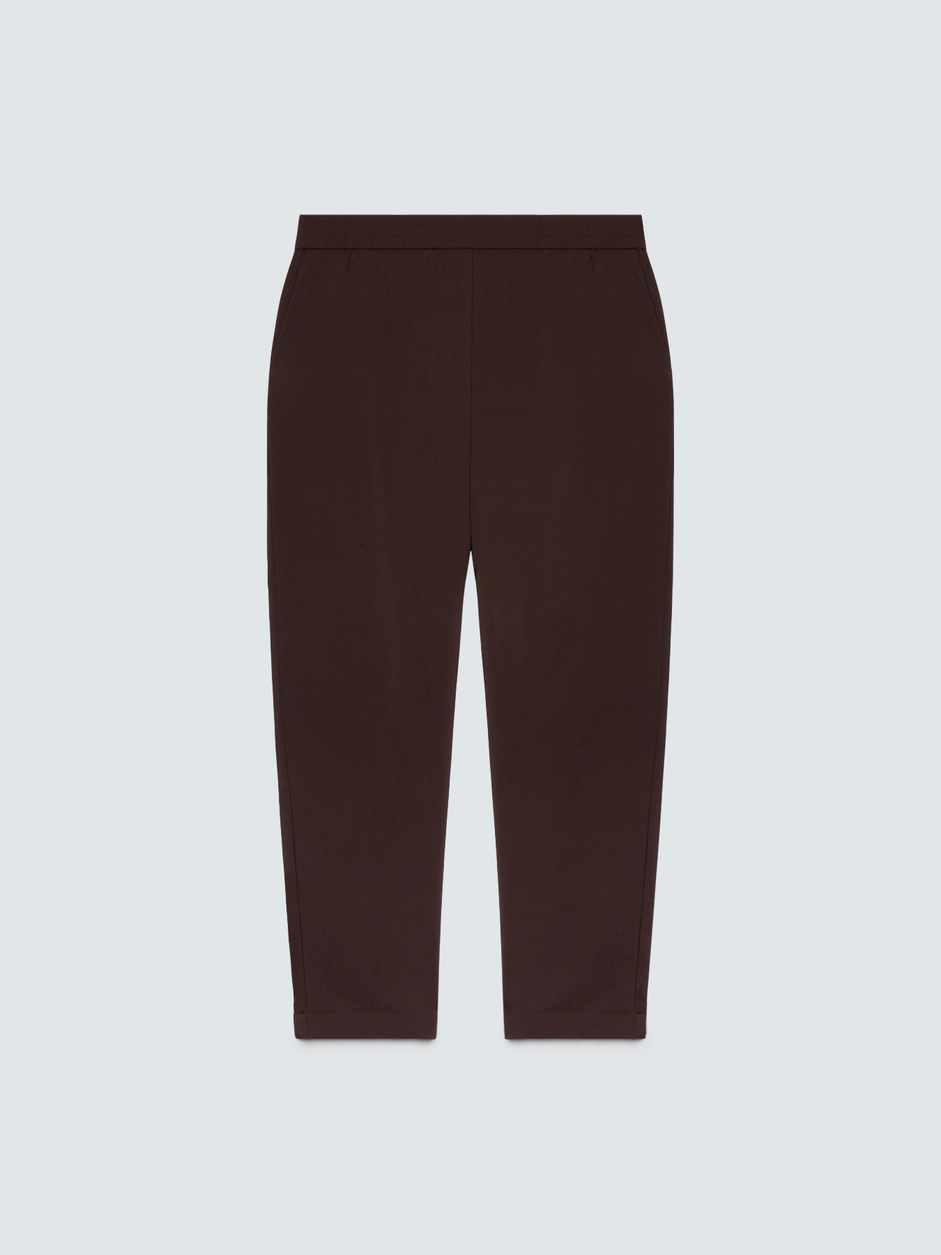 Stretch fabric joggers with cuff image number 4