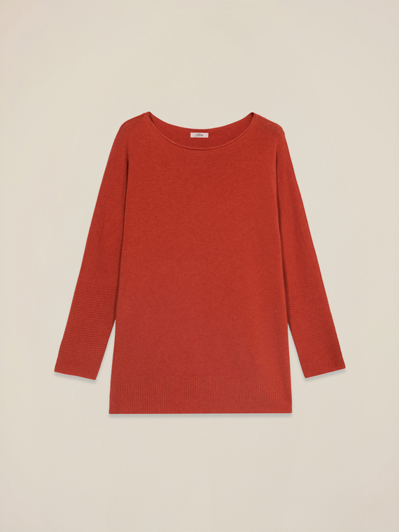 Oversized viscose blend sweater