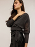 Mohair blend crossover cardigan image number 3