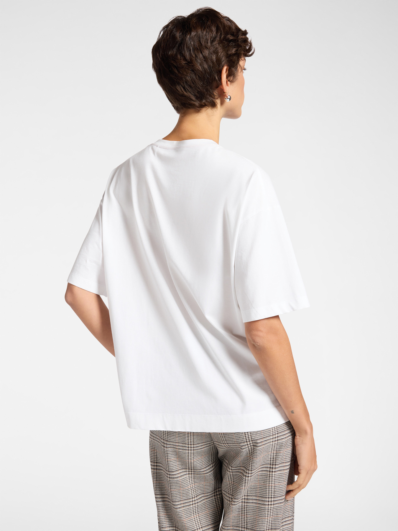 T-Shirt mit gesticktem Schriftzug image number 1