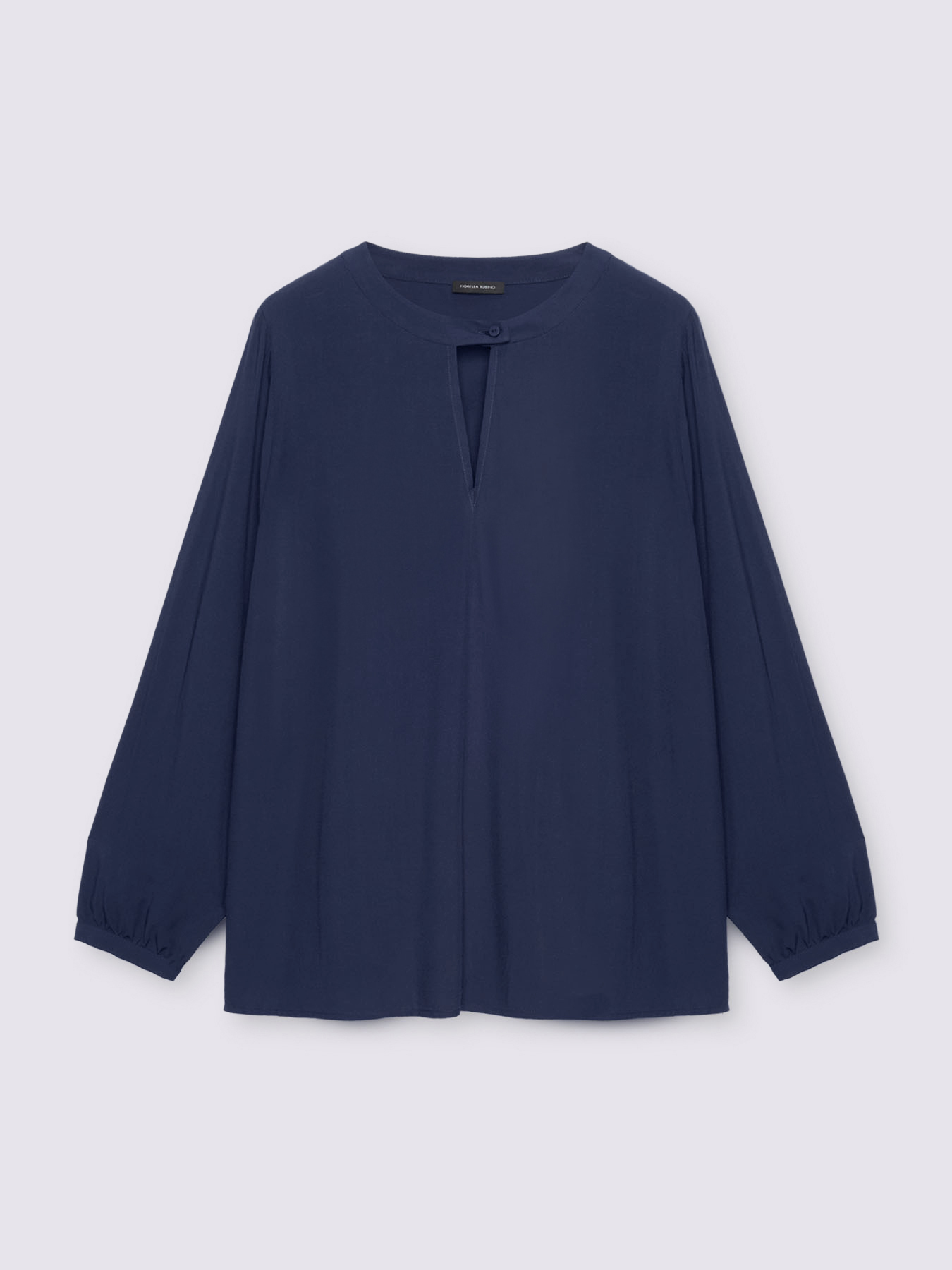 Blusa in mussola di viscosa con scollo a goccia image number 4