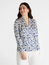 Blusa con stampa lettering image number 2