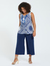 Cropped jersey trousers image number 3