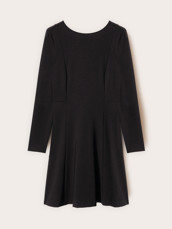 Vestito flare in punto milano