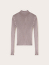 Vanis&eacute; ribbed turtleneck sweater image number 4
