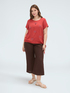 Top con applicazioni paillettes e nodo image number 1