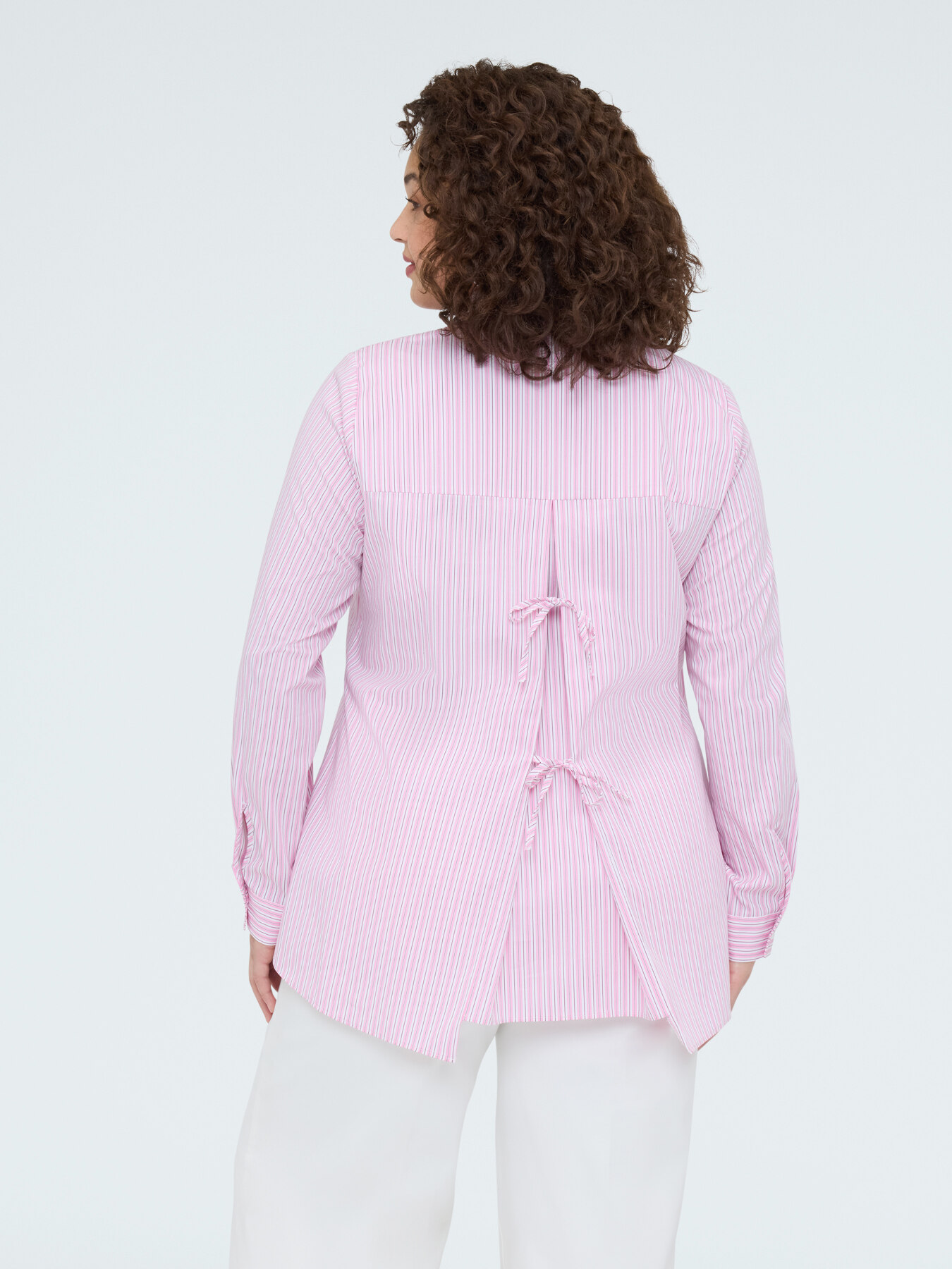 Striped cotton shirt image number 1