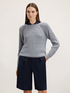 Raglanpullover mit Steinstickerei image number 1