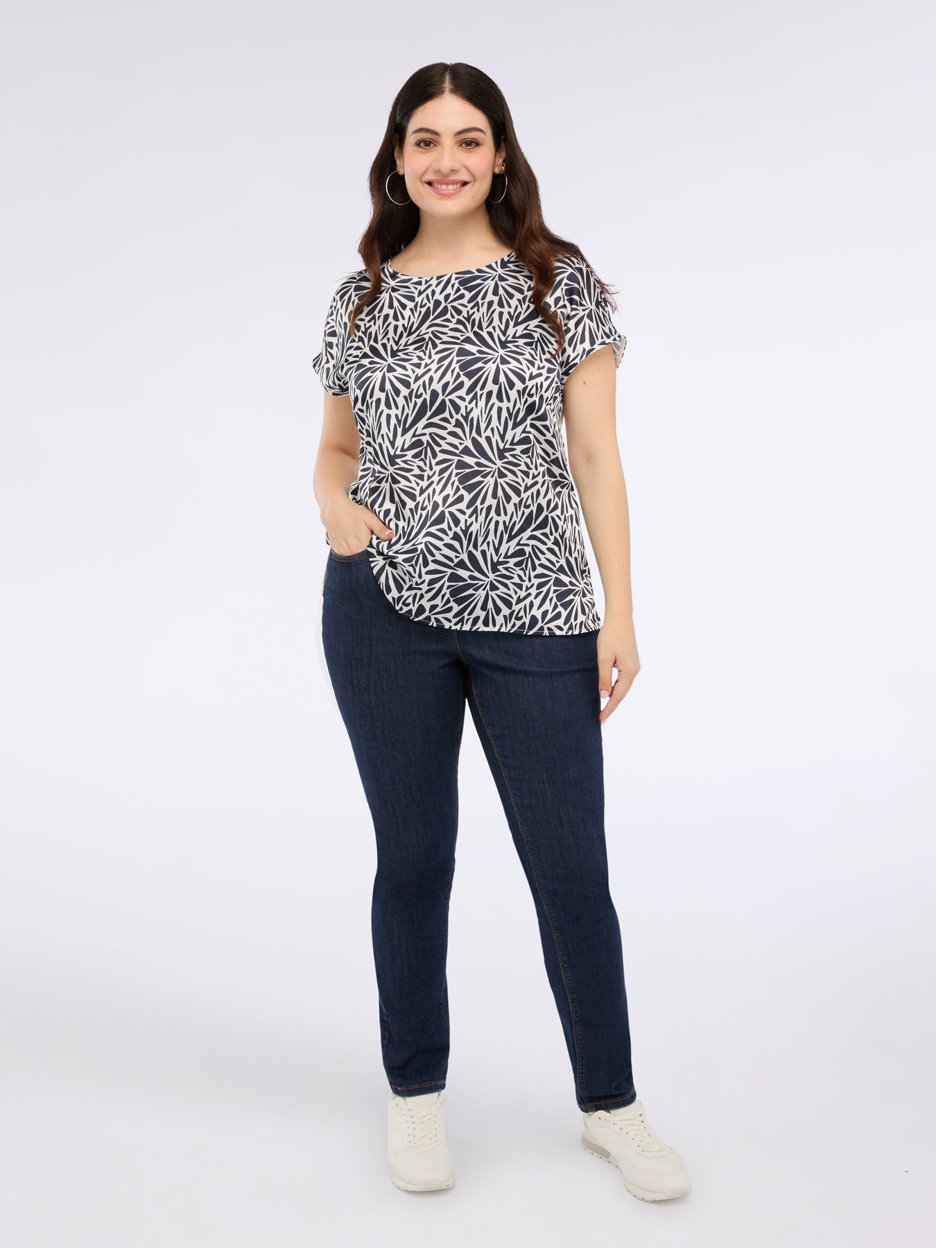 Jeans skinny lavaggio dark blue image number 2