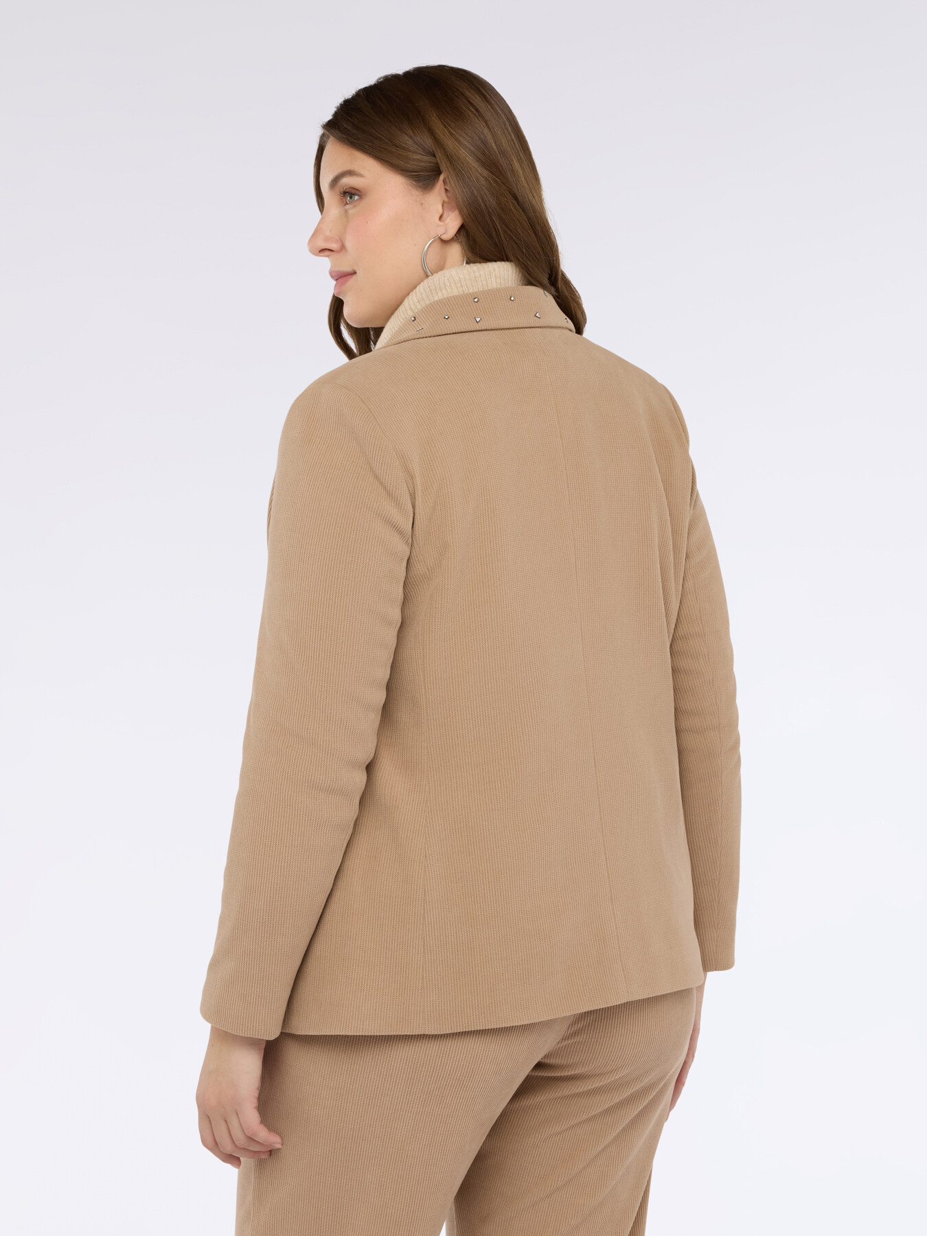 Blazer in velluto con punti luce image number 3