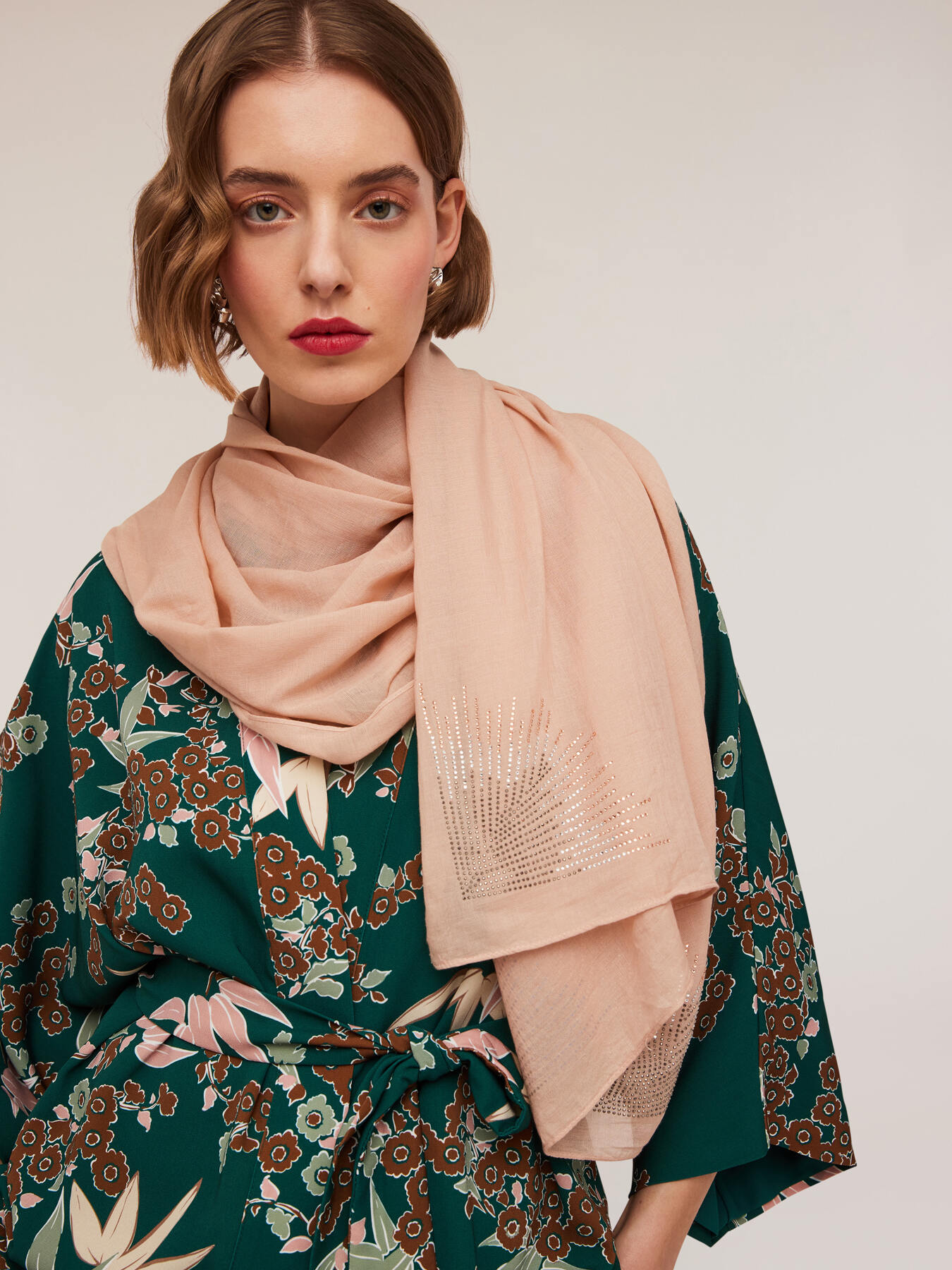 Modal blend stole with crystals image number 0