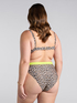 Bikini con stampa macula e dettagli fluo image number 6