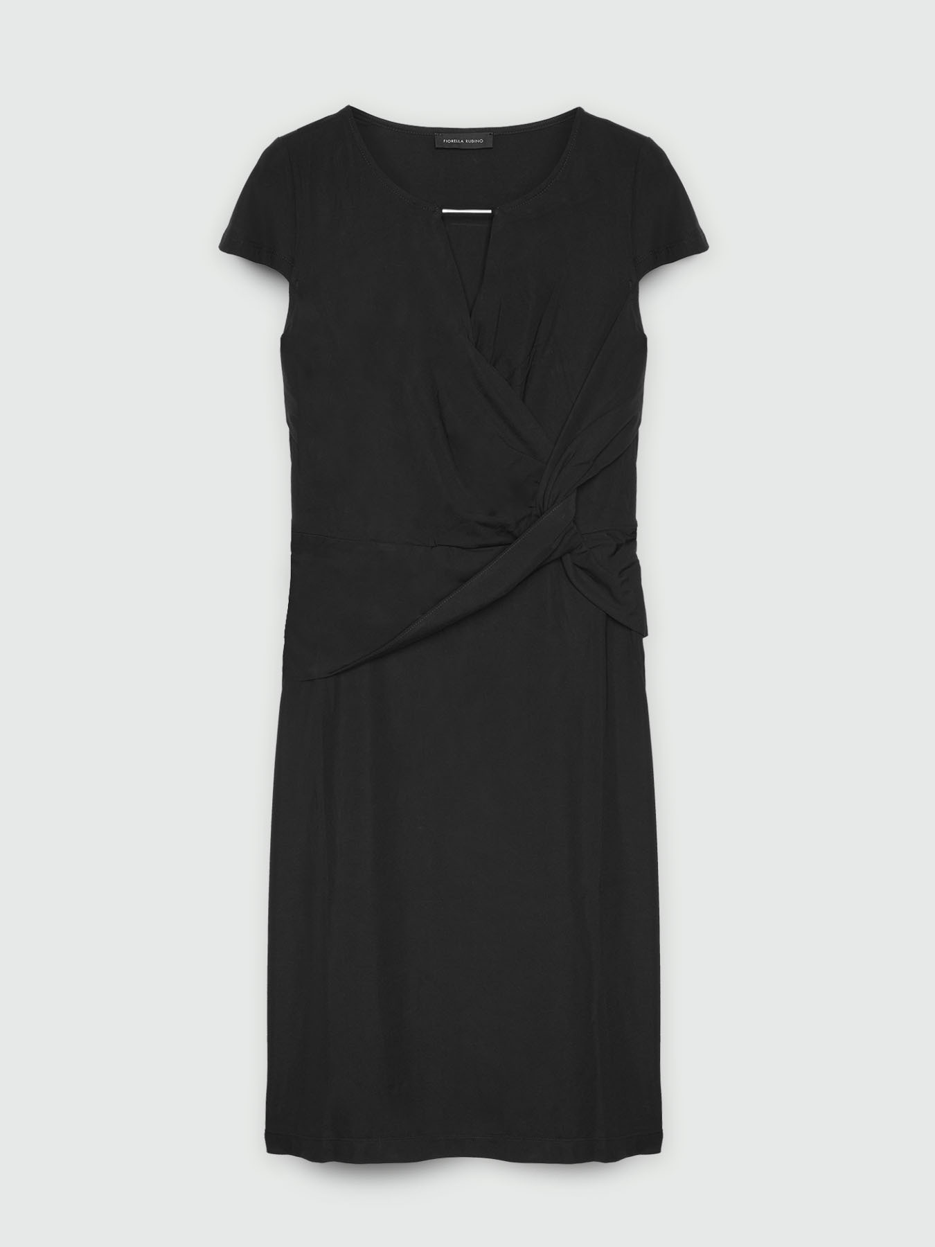 Jerseykleid mit seitlichem Knoten image number 0