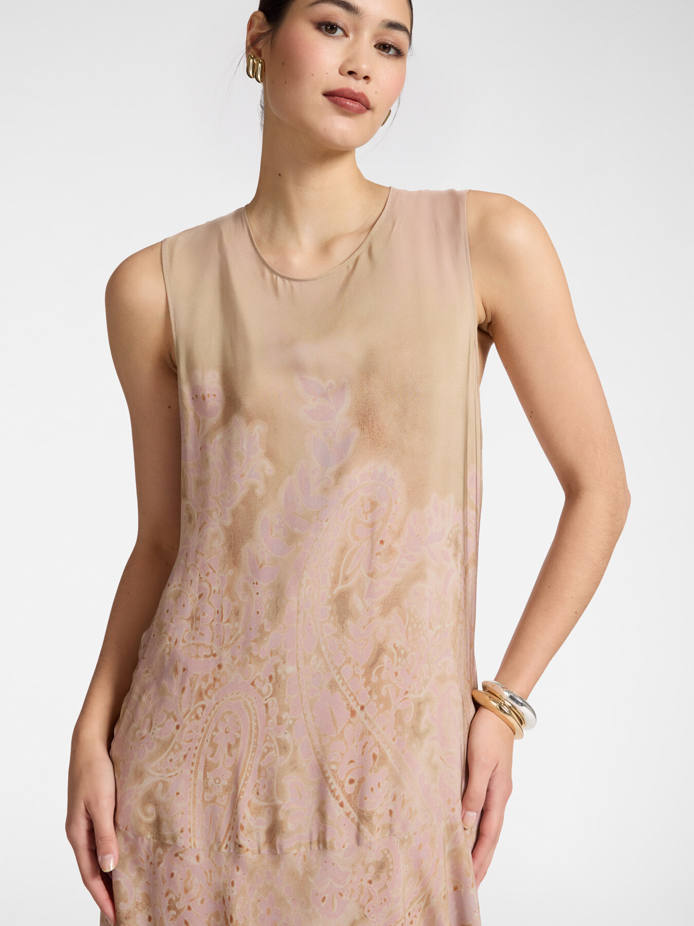 Abito lungo stampato image number 3