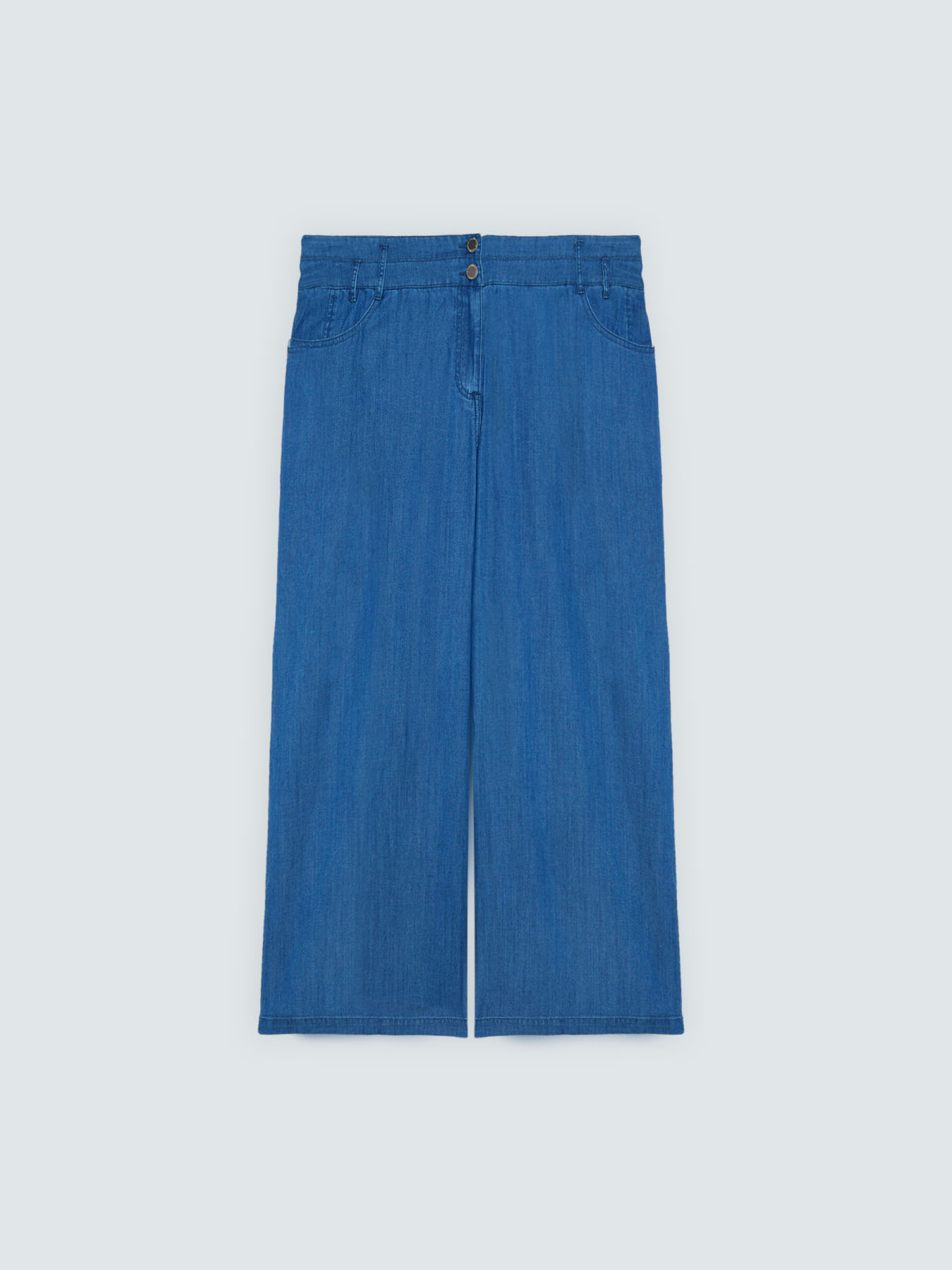 Cropped Jeans aus Tencel image number 4